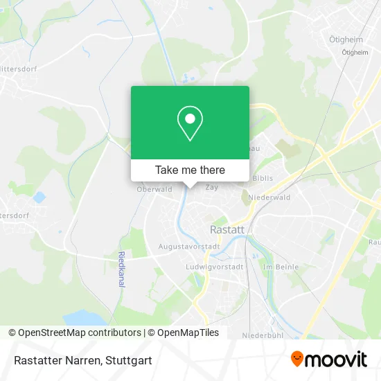 Карта Rastatter Narren