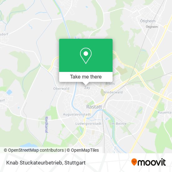 Knab Stuckateurbetrieb map