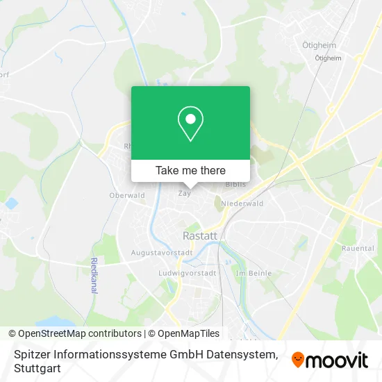 Карта Spitzer Informationssysteme GmbH Datensystem