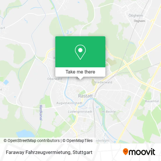 Карта Faraway Fahrzeugvermietung