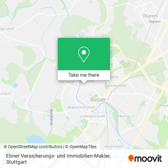 Карта Ebner Versicherungs- und Immobilien-Makler