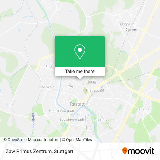 Карта Zaw Primus Zentrum