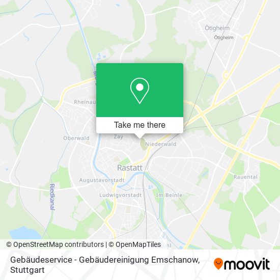 Gebäudeservice - Gebäudereinigung Emschanow map