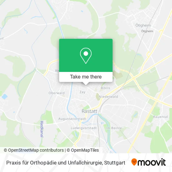 Карта Praxis für Orthopädie und Unfallchirurgie