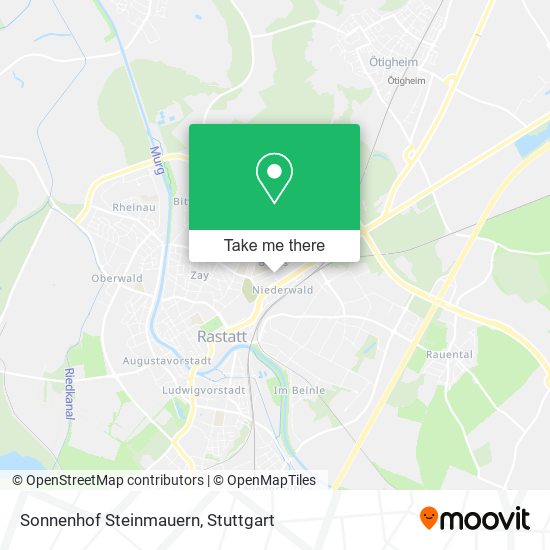 Sonnenhof Steinmauern map