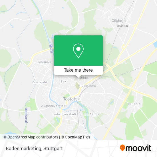 Карта Badenmarketing