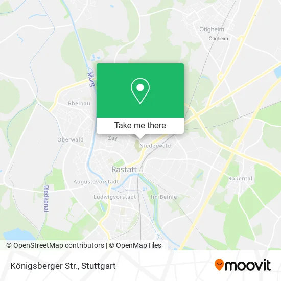 Карта Königsberger Str.