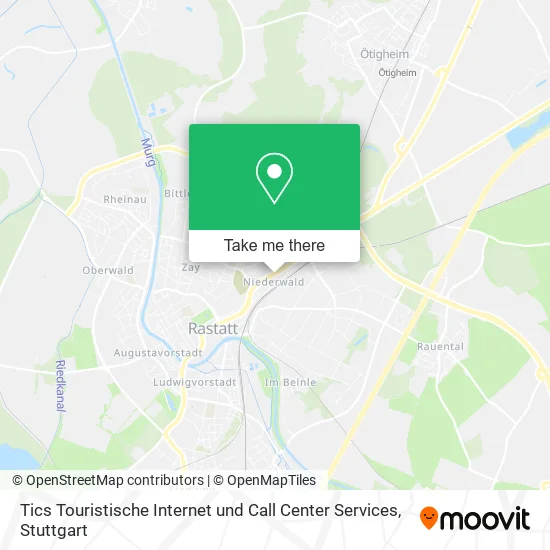 Карта Tics Touristische Internet und Call Center Services