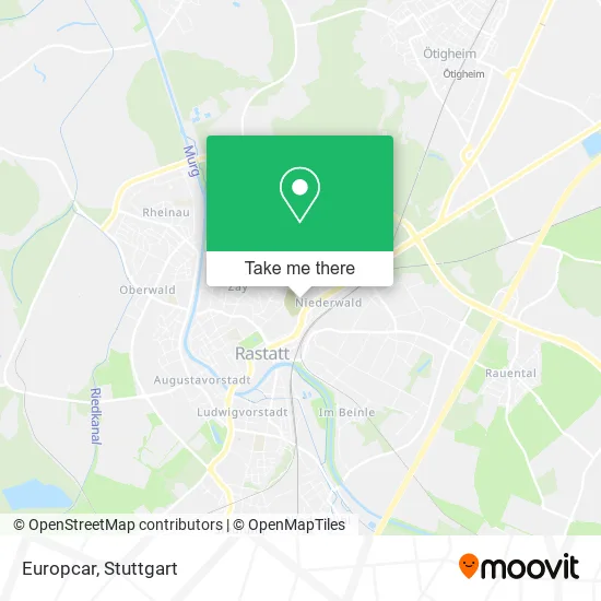Карта Europcar