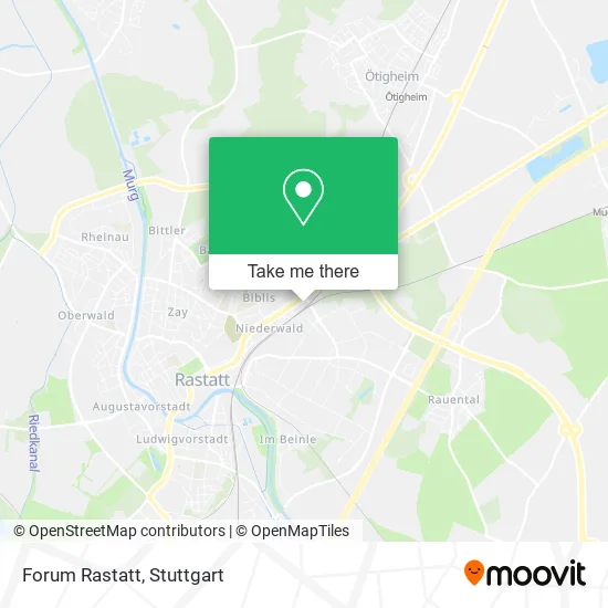 Карта Forum Rastatt