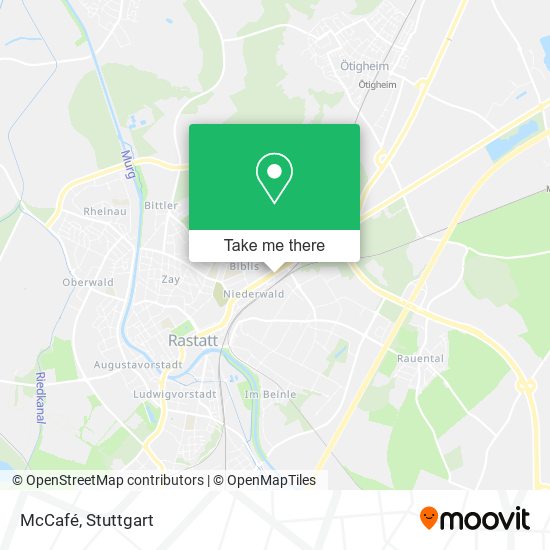 McCafé map