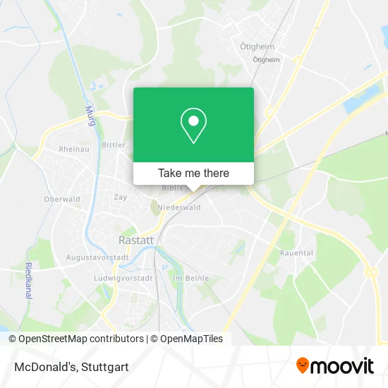 Карта McDonald's