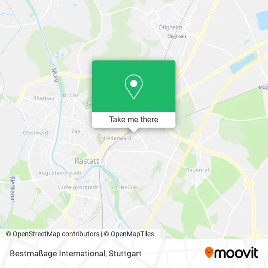 Карта Bestmaßage International