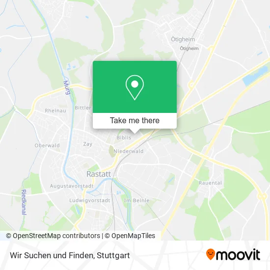 Карта Wir Suchen und Finden
