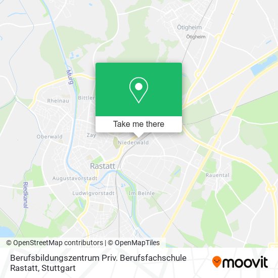 Berufsbildungszentrum Priv. Berufsfachschule Rastatt map