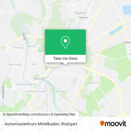 Карта Autismuszentrum Mittelbaden