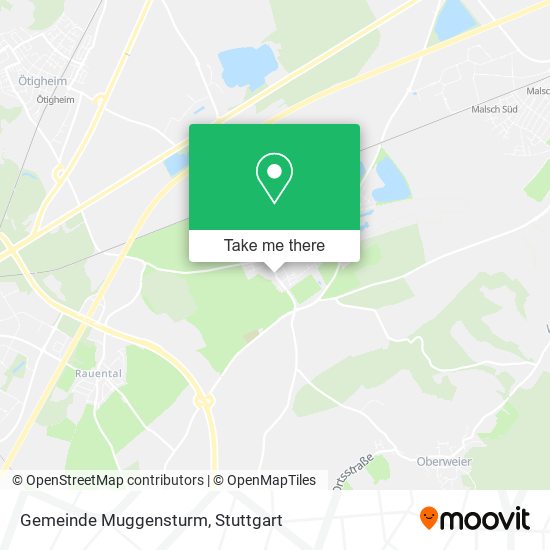 Карта Gemeinde Muggensturm