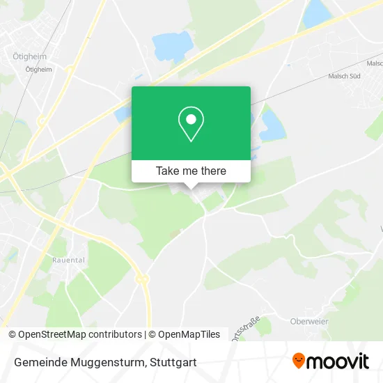 Карта Gemeinde Muggensturm