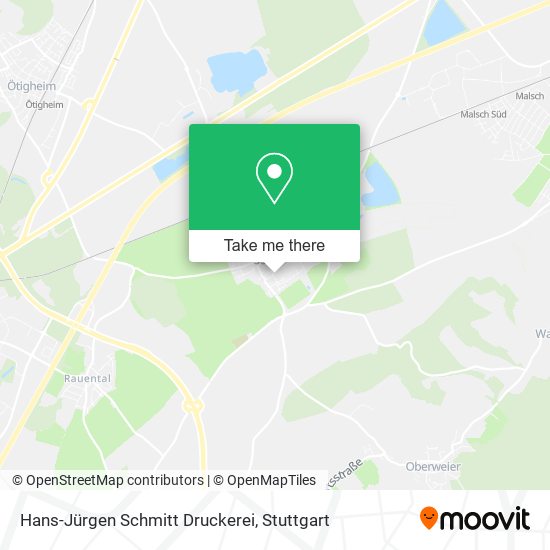 Hans-Jürgen Schmitt Druckerei map