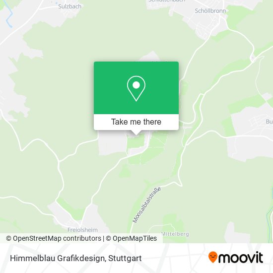 Himmelblau Grafikdesign map