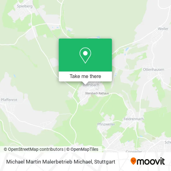 Карта Michael Martin Malerbetrieb Michael