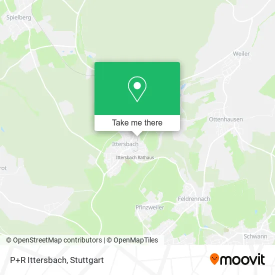 Карта P+R Ittersbach