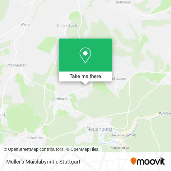 Карта Müller's Maislabyrinth