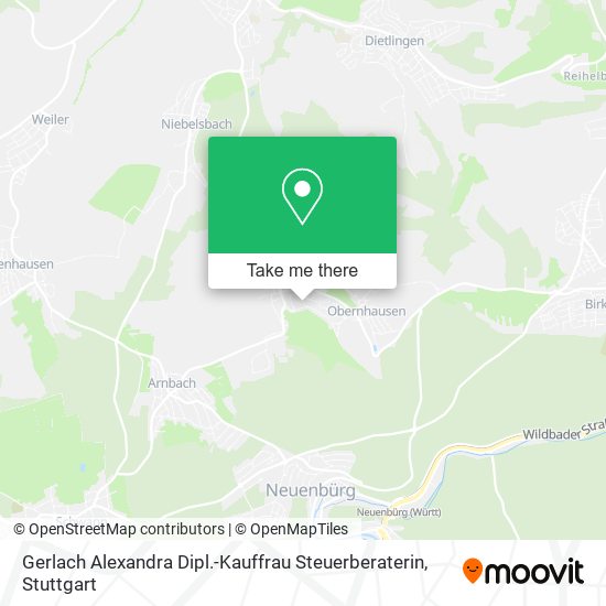 Gerlach Alexandra Dipl.-Kauffrau Steuerberaterin map