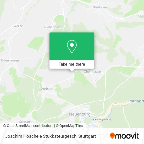 Карта Joachim Höschele Stukkateurgesch