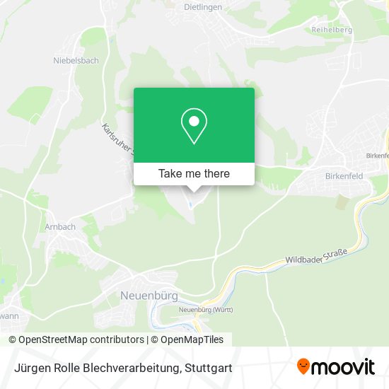 Jürgen Rolle Blechverarbeitung map
