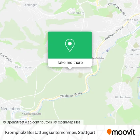 Карта Krompholz Bestattungsunternehmen
