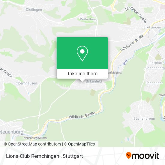 Lions-Club Remchingen- map