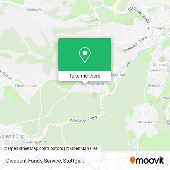 Discount Fonds Service map