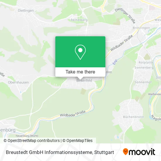 Карта Breustedt GmbH Informationssysteme