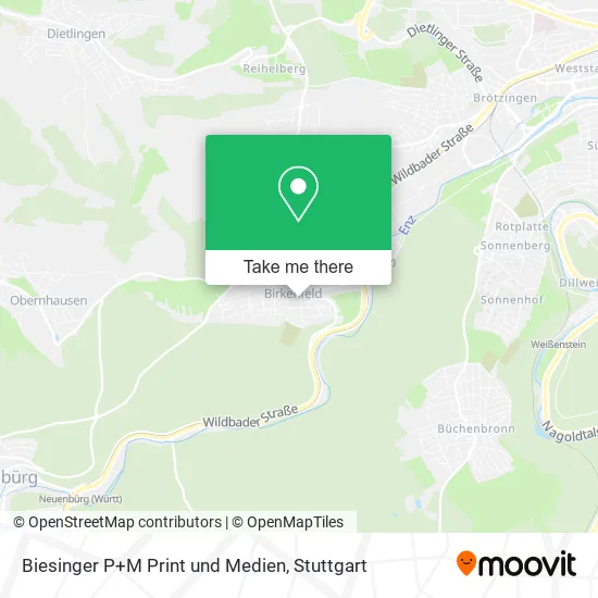 Карта Biesinger P+M Print und Medien