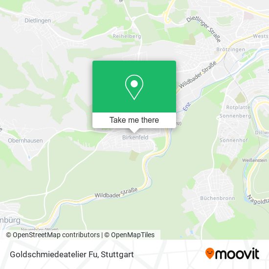 Goldschmiedeatelier Fu map