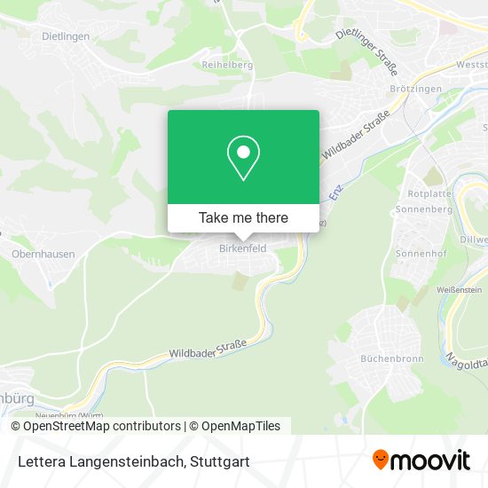 Карта Lettera Langensteinbach