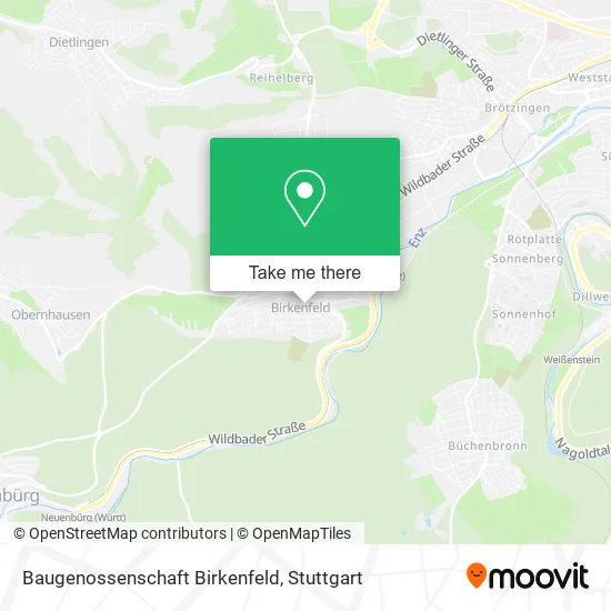 Карта Baugenossenschaft Birkenfeld