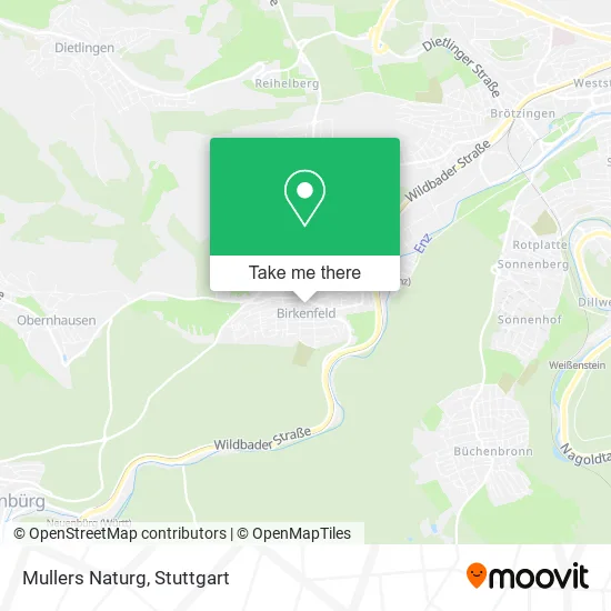Карта Mullers Naturg