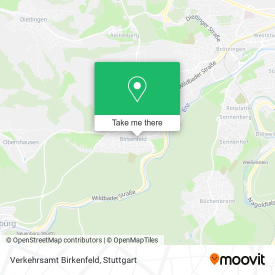 Карта Verkehrsamt Birkenfeld