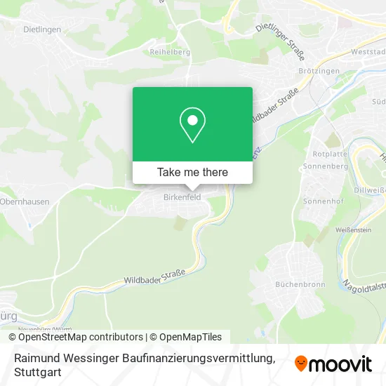 Карта Raimund Wessinger Baufinanzierungsvermittlung