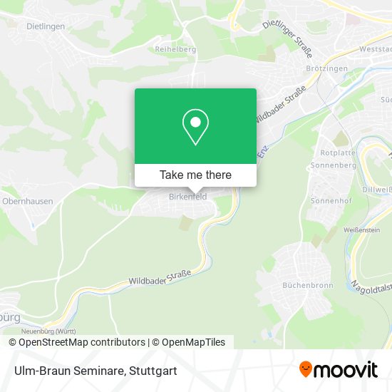 Карта Ulm-Braun Seminare