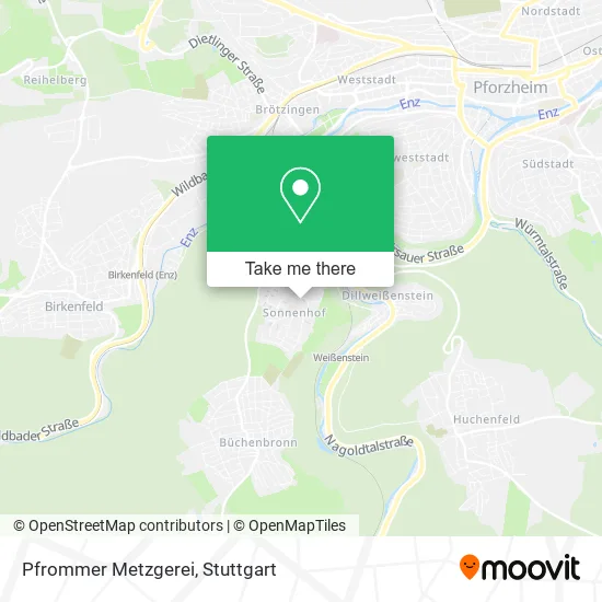 Карта Pfrommer Metzgerei