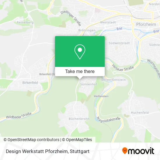 Карта Design Werkstatt Pforzheim