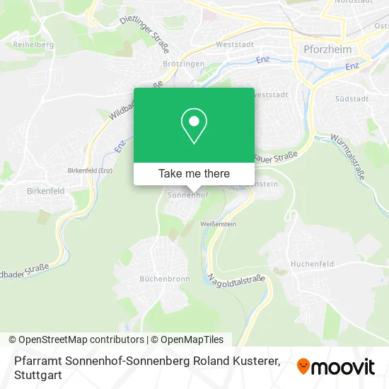 Карта Pfarramt Sonnenhof-Sonnenberg Roland Kusterer