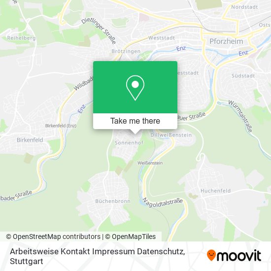 Arbeitsweise Kontakt Impressum Datenschutz map