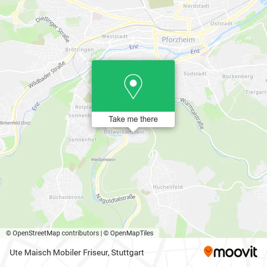 Карта Ute Maisch Mobiler Friseur