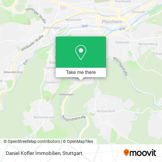 Daniel Kofler Immobilien map