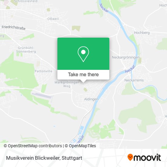 Musikverein Blickweiler map