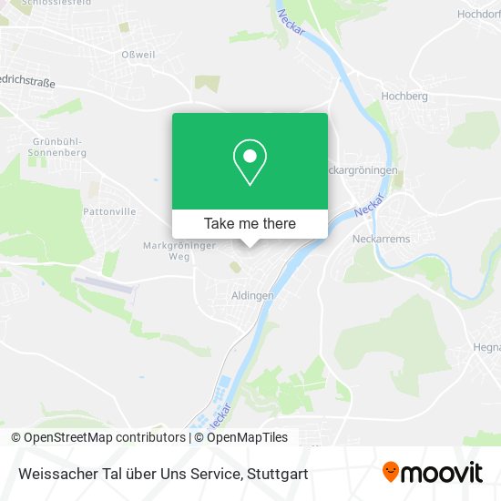 Weissacher Tal über Uns Service map